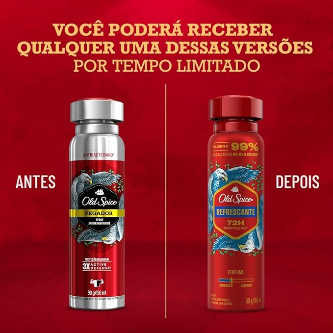 Desodorante Aerossol Old Spice Pegador 150ml