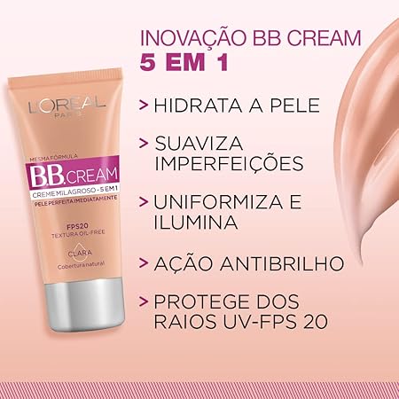 Base Facial Loreal Bb Cream Morena 30ml