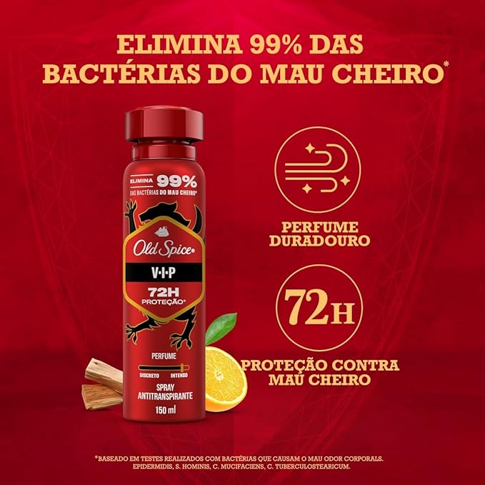 Desodorante Aerossol Old Spice Vip 150ml
