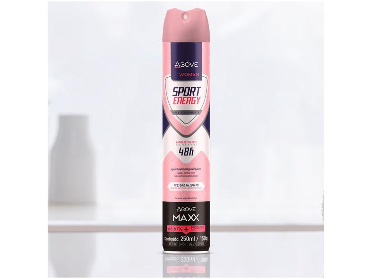 Desodorante Aerosol Above Maxx Energy Women 250ml
