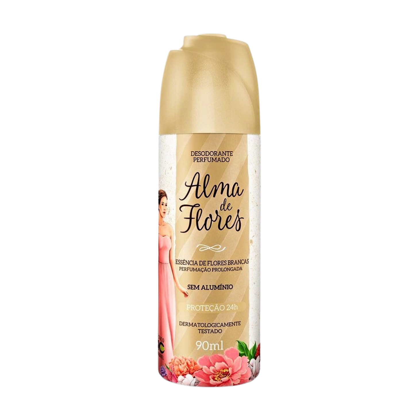 Desodorante Aerossol Alma de Flores Brancas 90ml