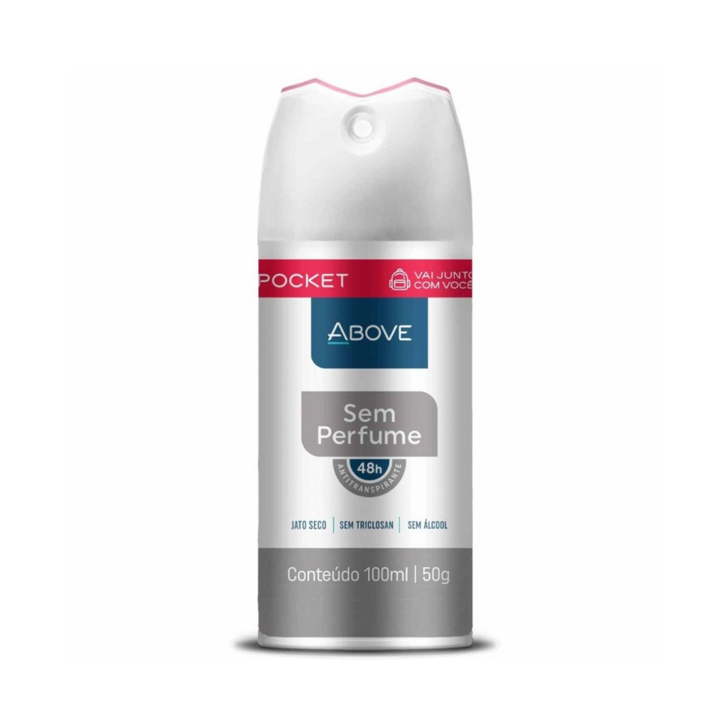 Desodorante Aerossol Above Pocket Sem Perfume 100ml