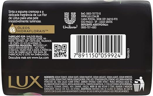Sabonete Em Barra Lux Flor De Lotus 85g