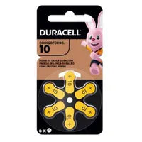 Pilha Duracell Aparelho Auditivo 10 - 6 Unidades