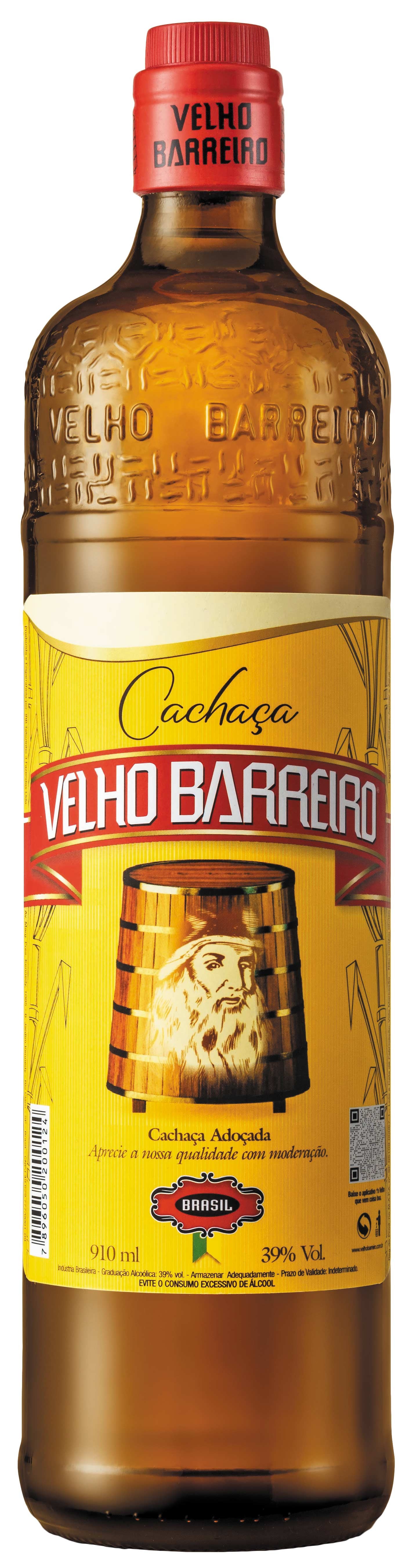 Cachaça Velho Barreiro 910ml