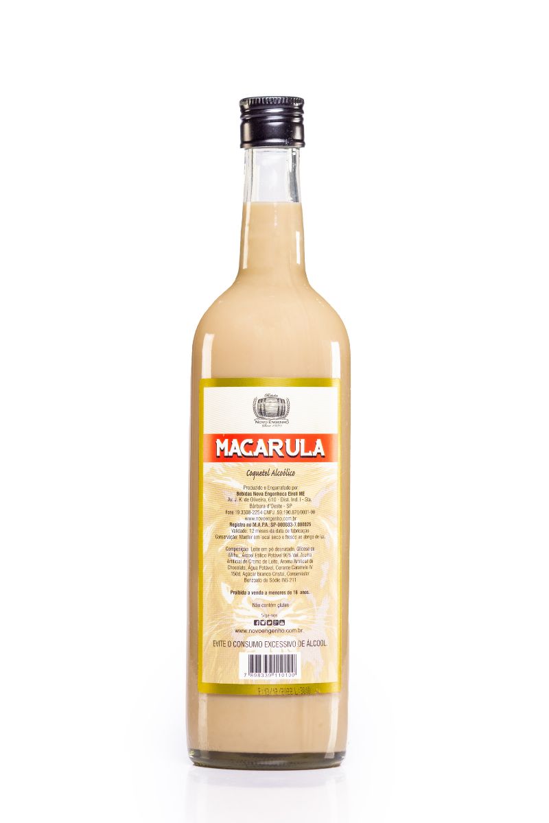Coquetel Alcoólico Licor Macarula Cream 750ml