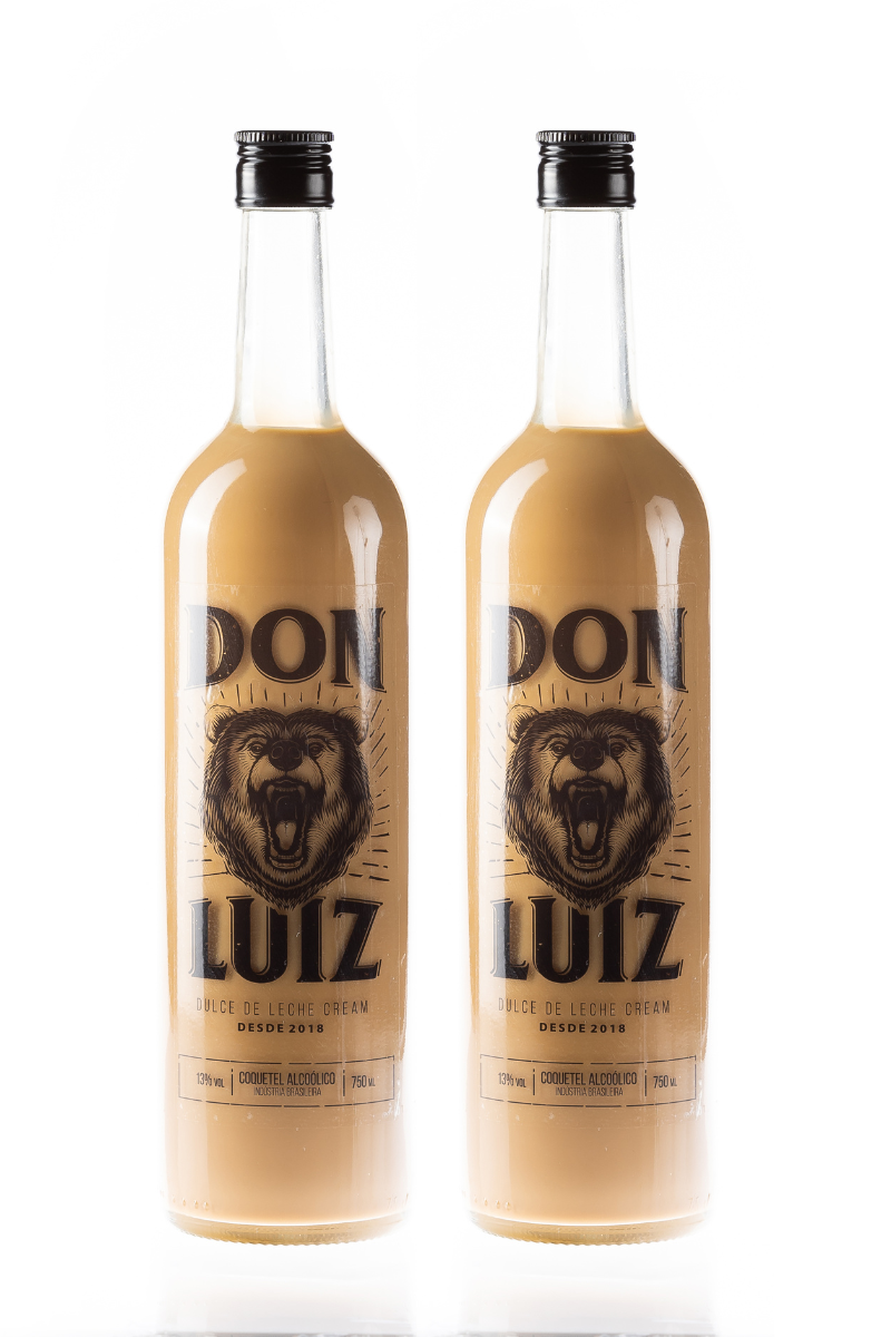kIT Coquetel Alcoólico Licor Don Luiz Dulce de Leche Cream 750ml C/2UN