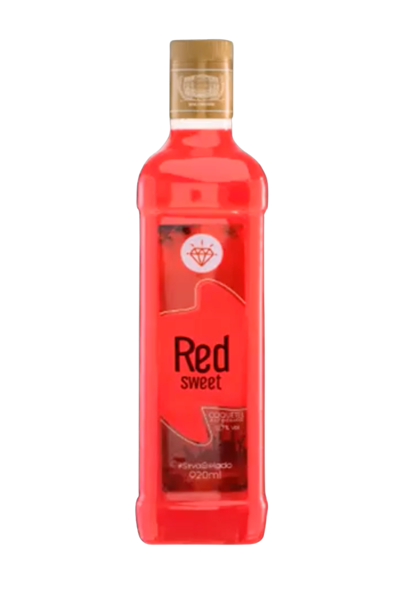 Coquetel Alcoólico Pinga Vermelha Drink Red Sweet 920ml