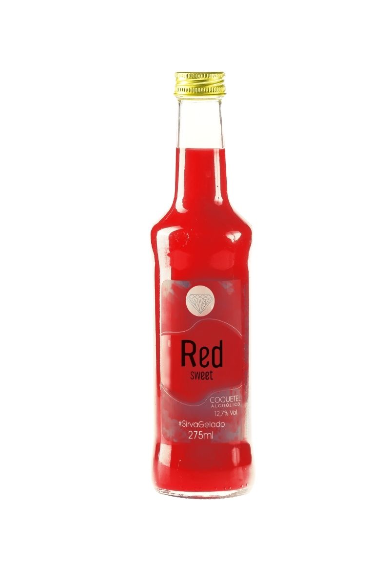 Coquetel Alcoólico Pinga Vermelha Drink Red Sweet 275ml