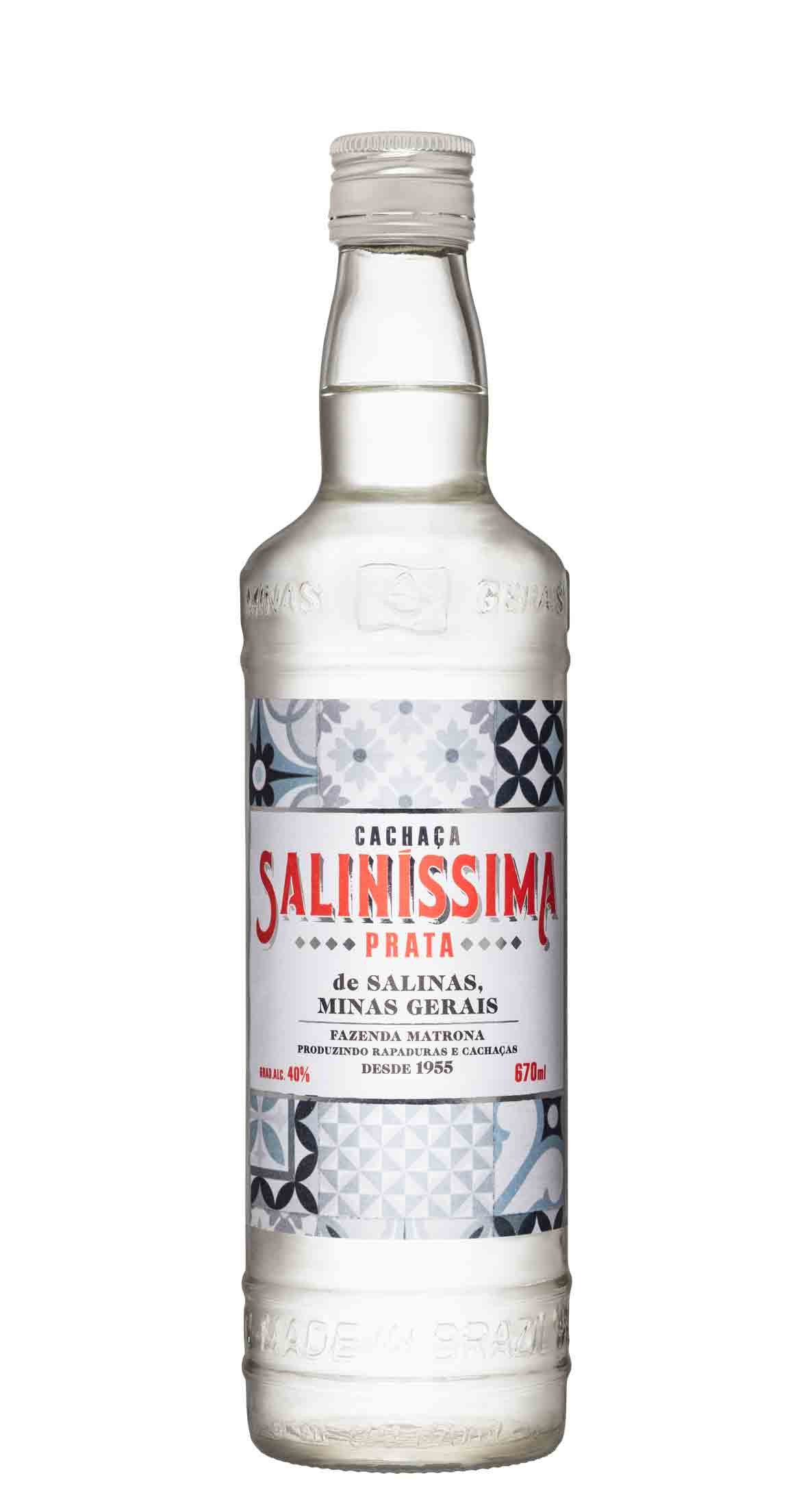Cachaça Salinissima Prata 670ml