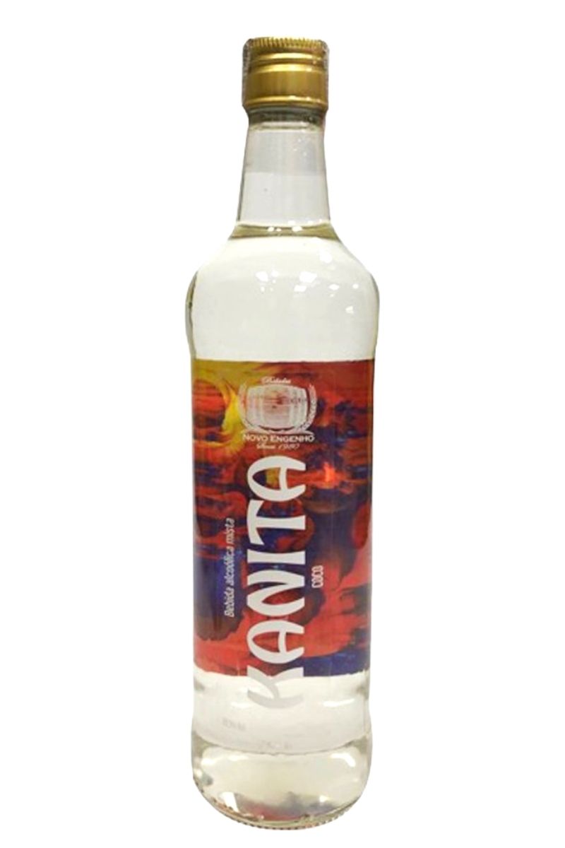 Cachaça Kanita Aguardente Sabor Coco 690ml