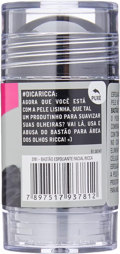 Bastão Esfoliante Ricca Facial 3781