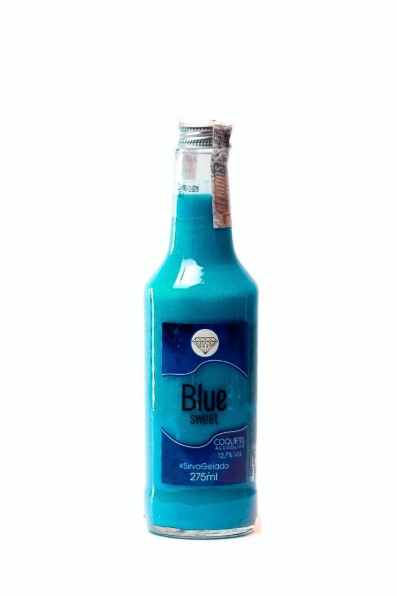 Coquetel Alcoólico 3Un Pinga Azul e 3Un Rosa Original Drink Blue Sweet 275ml - 6un