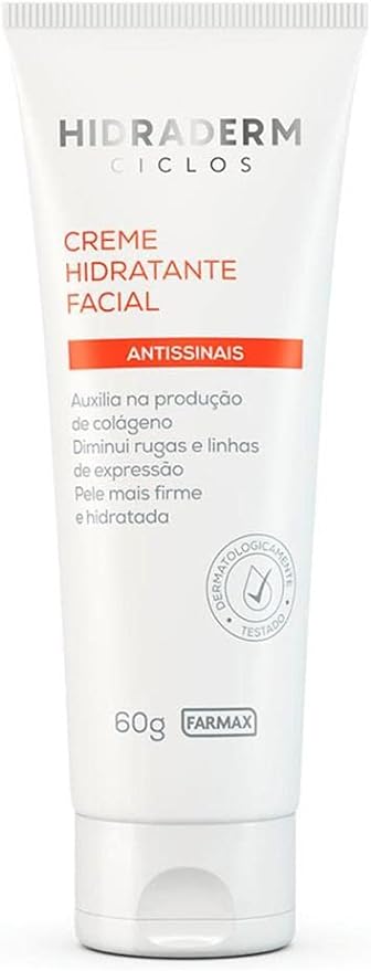 Creme Facial Hidraderm Hidratante Antissinais Ciclos 60g