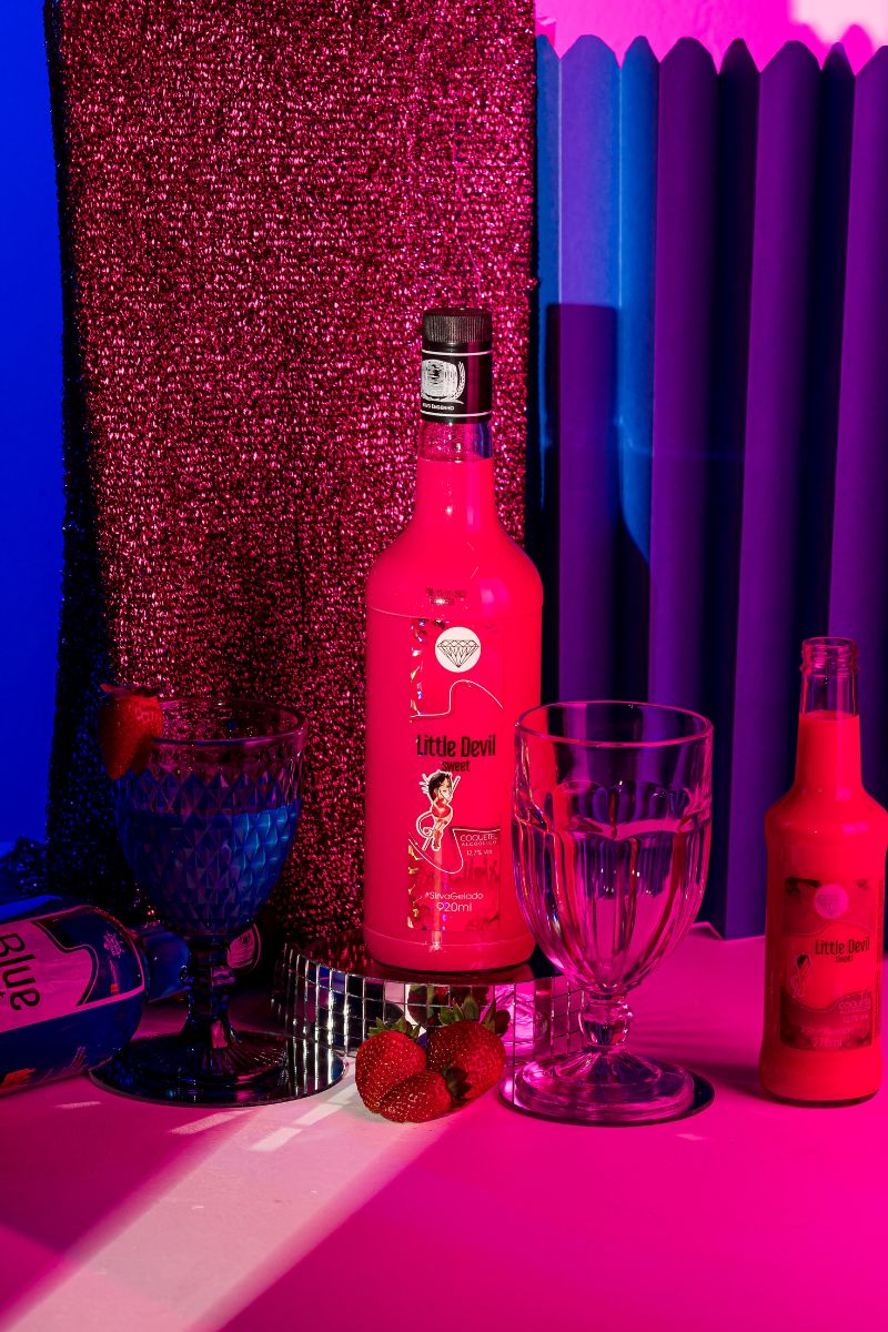 Coquetel Alcoólico Pinga Rosa Little Devil Sweet 750 ml