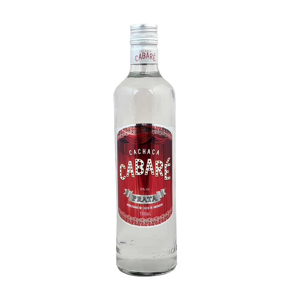 Cachaça Cabare 700ml PRATA