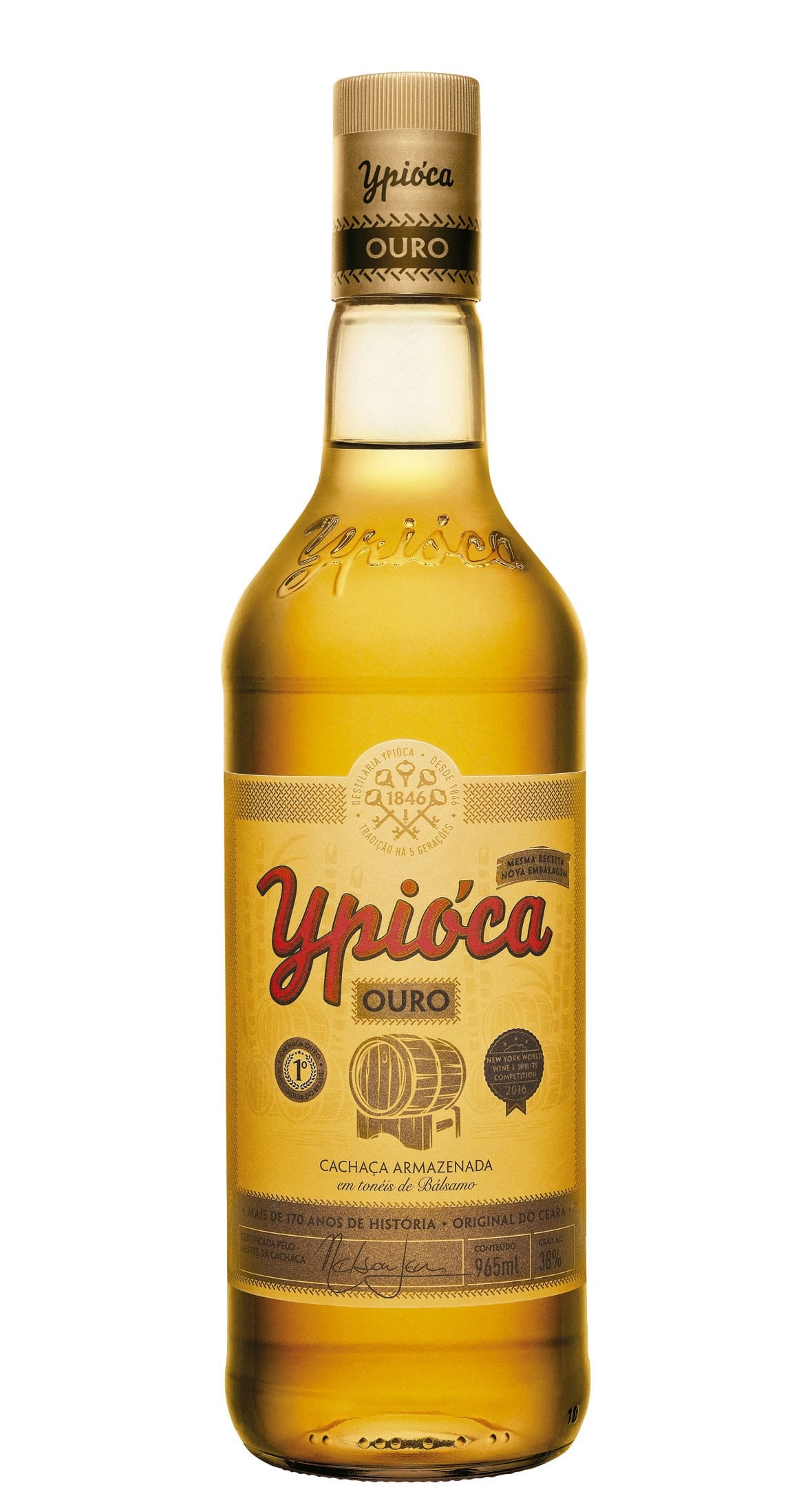 Cachaça Ypioca Ouro 960ml