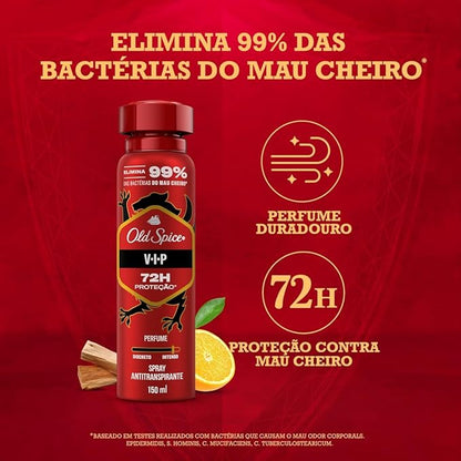 Desodorante Aerossol Old Spice Vip 150ml