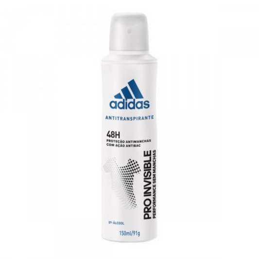 Desodorante Aerossol Adidas Invisível Feminino 150ml
