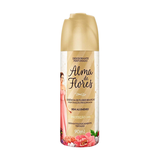 Desodorante Aerossol Alma de Flores Brancas 90ml