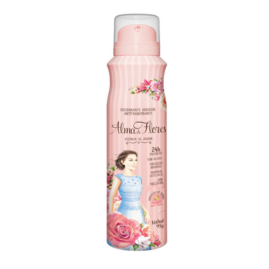 Desodorante Aerossol Alma De Flores Jasmim 160ml