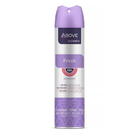 Desodorante Aerossol Above Feminino Fresh 150ml