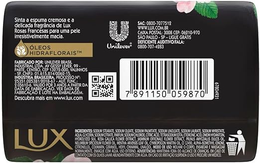 Sabonete Em Barra Lux Rosas Francesas 85g