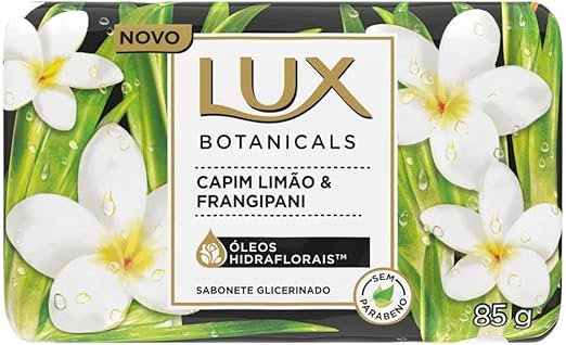 Sabonete Em Barra Lux Capim Limão Frangipani 85g