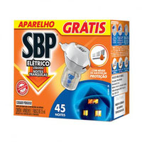 Repelente Elétrico Líquido Sbp Gts 45 Noites Novo Aparelho Com Refil