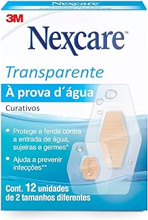 Curativo A Prova D'água Nexcare Sortido 2 Tamanhos - 15 Unidades