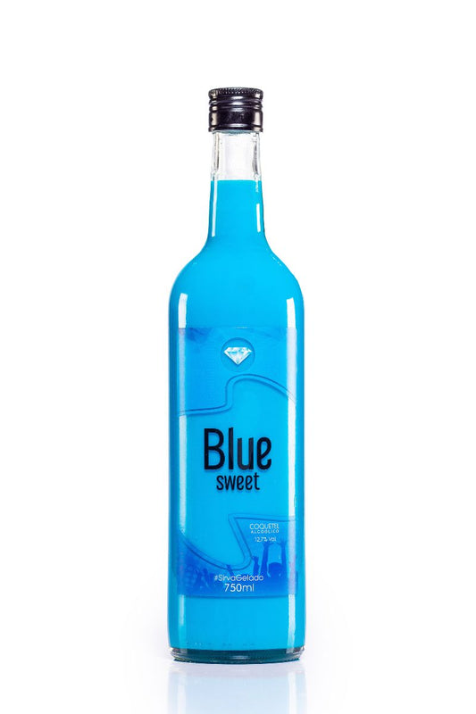 Coquetel Alcoólico Pinga Azul Original Blue Sweet 750ml