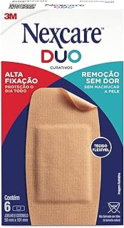 Curativo Nexcare Duo Joelho E Cotovelo 50mmx101mm - 6 Unidades