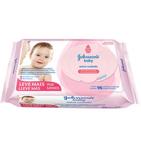 Toalha Umedecida Johnsons Baby Extra Cuidado - 96 Unidades