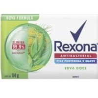 Sabonete Em Barra Rexona Antibacterial Erva-Doce 84g