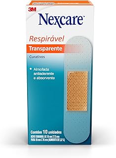 Curativo Nexcare Transparente - 10 Unidades