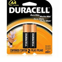 Pilha Alcalina Duracell AA Pequena - 2 Unidades
