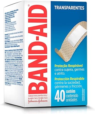 Curativo Transparente Band-Aid - 40 Unidades