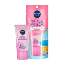 Protetor Solar Facial Nivea Sun Triple Protect Extra Radiante E Smooth Fps50 40ml