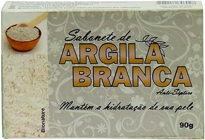 Sabonete Em Barra Bionature Argila Branca 90g