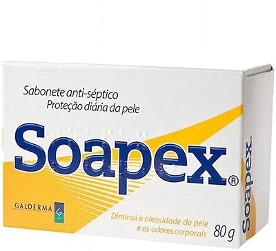 Sabonete Em Barra Soapex Antisséptico Galderma 80g