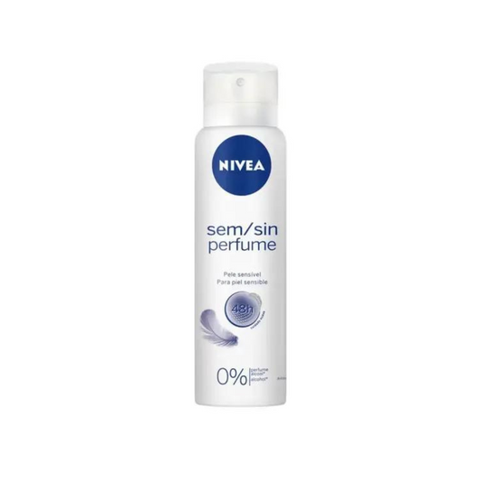 Desodorante Aerossol Feminino Nivea Woman Sem Perfume Pele Senvível 150ml