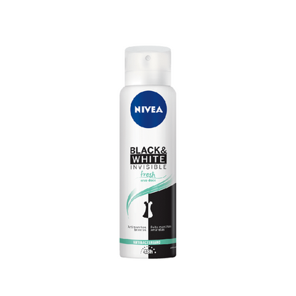 Desodorante Aerossol Feminino Nivea Woman Invisible Black & White Fresh 150ml