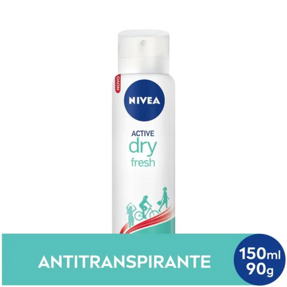 Desodorante Aerossol Feminino Nivea Woman Active Dry Fresh 150ml