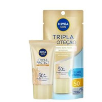 Protetor Solar Facial Nivea Sun Triple Protect Antissinais Fps50 40ml