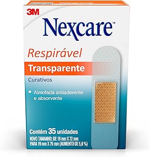 Curativo Nexcare Transparente - 35 Unidades