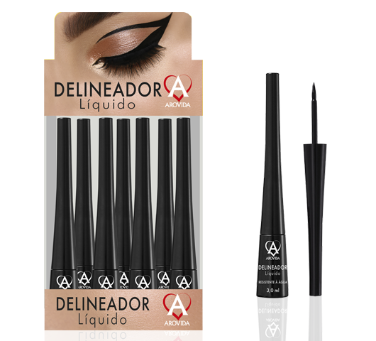 Delineador Líquido Arovida 3ml