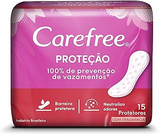 Absorvente Carefree Original Protetor Diário Com Perfume - 15 Unidades