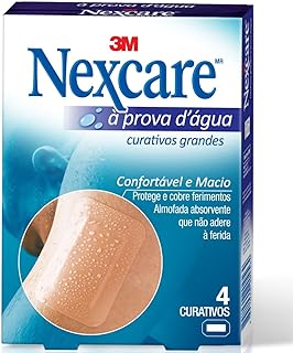 Curativo Nexcare Grande A Prova D'água - 4 Unidades