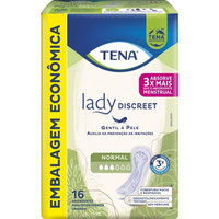 Absorvente Incontinência Urinária Tena Lady Discreet Normal - 16 Unidades