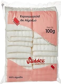 Algodão Sussex Esponja Facial 100g
